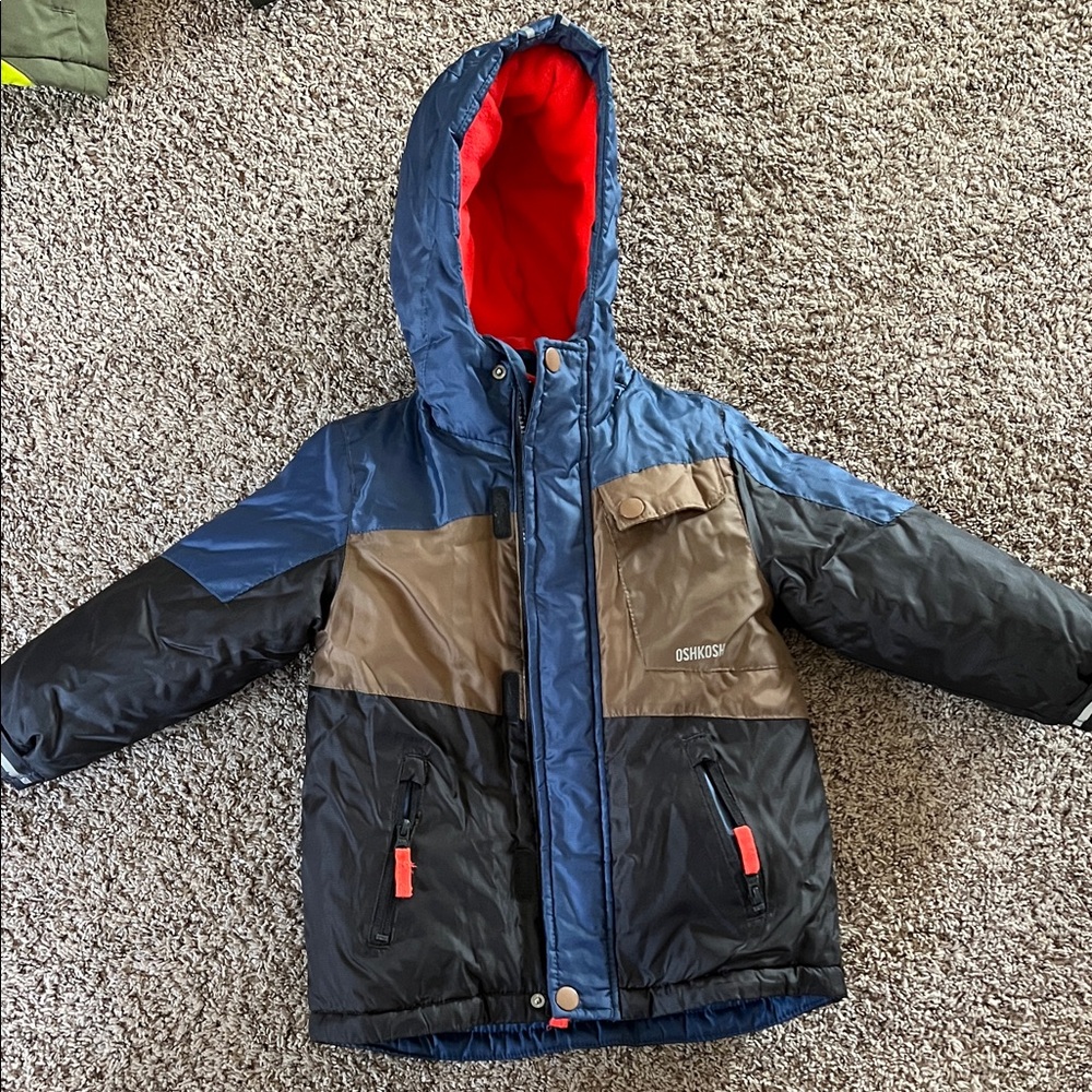 OshKosh B'gosh Geometric Blue and Red Jacket